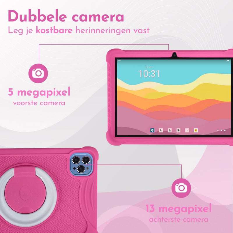 Load image into Gallery viewer, 10.1" Kindertablet Deluxe kindertablet in 1 tablet kleur - valbestendig en educatief voor kinderen – Bon Bon