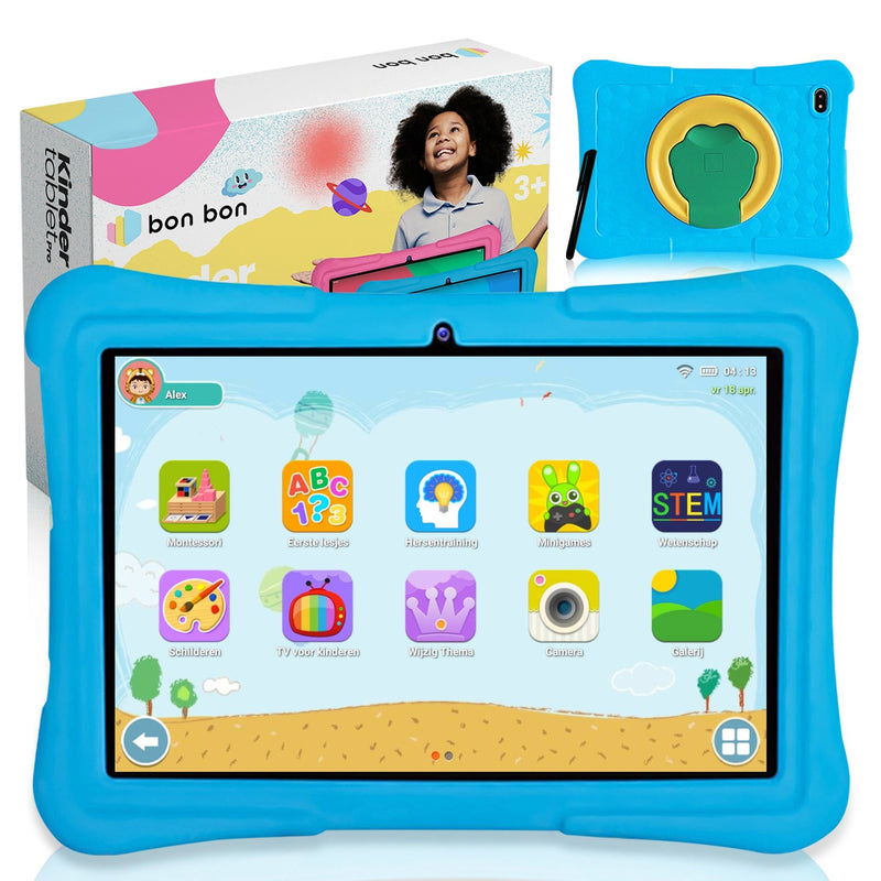 Load image into Gallery viewer, Bon Bon® 10.1" Kindertablet Pro kindertablet in 1 tablet kleur - valbestendig en educatief voor kinderen – Bon Bon