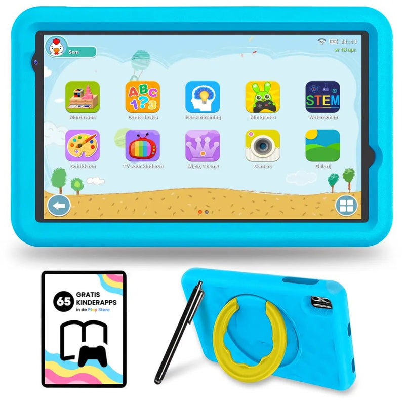 Load image into Gallery viewer, Bon Bon® 8" Kindertablet Mini kindertablet in 1 tablet kleur - valbestendig en educatief voor kinderen – Bon Bon