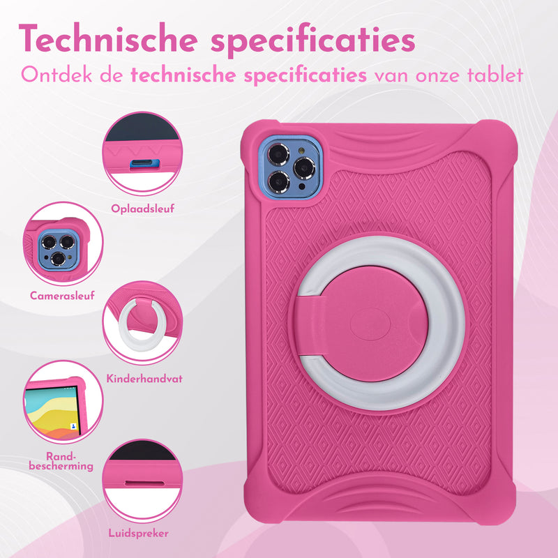 Laad afbeelding in galerijweergave, 10.1&quot; Kindertablet Deluxe - Roze
