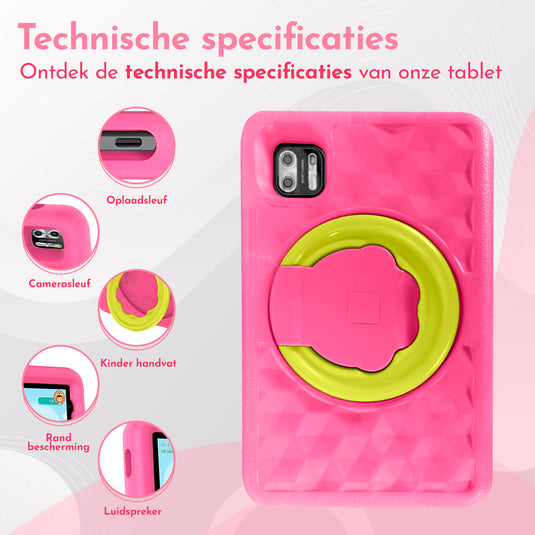 8" Kindertablet Mini - Roze