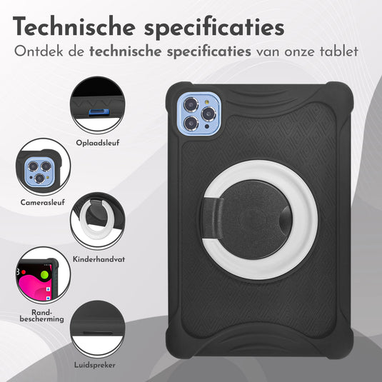 10.1" Kindertablet Deluxe - Zwart