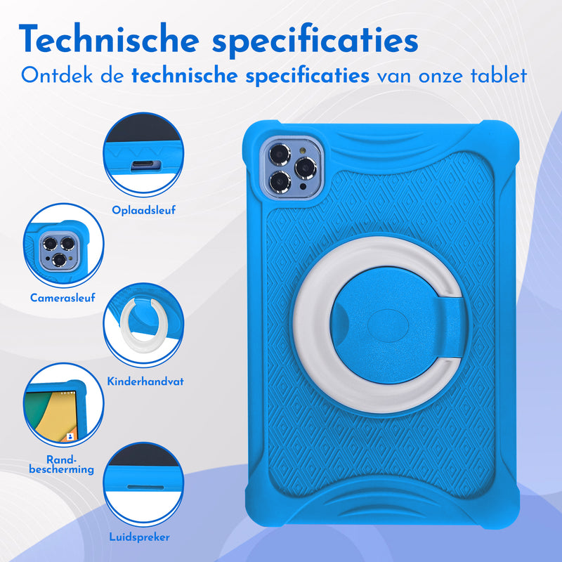 Laad afbeelding in galerijweergave, 10.1&quot; Kindertablet Deluxe - Blauw
