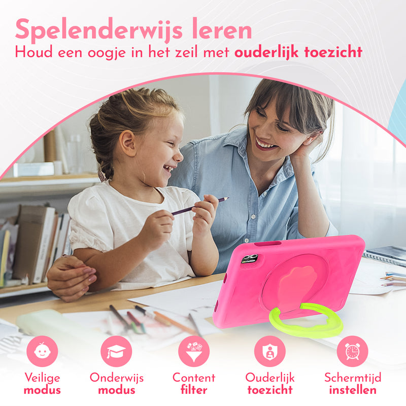 Laad afbeelding in galerijweergave, 8&quot; Kindertablet Mini - Roze
