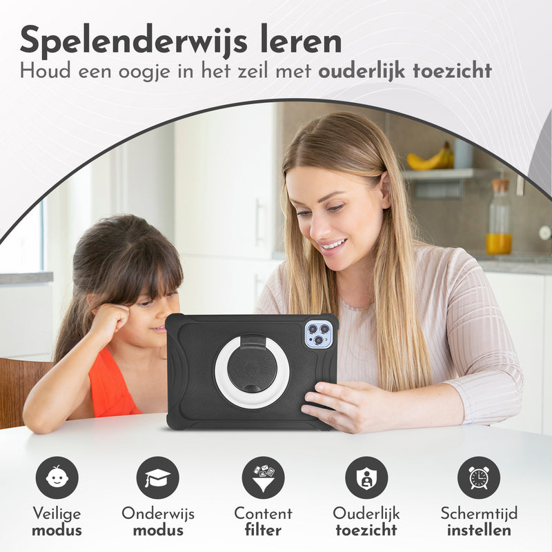 Laad afbeelding in galerijweergave, 10.1&quot; Kindertablet Deluxe - Zwart
