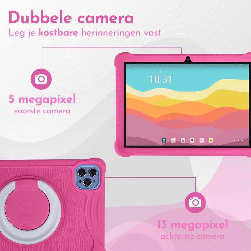 Laad afbeelding in galerijweergave, 10.1&quot; Kindertablet Deluxe - Roze
