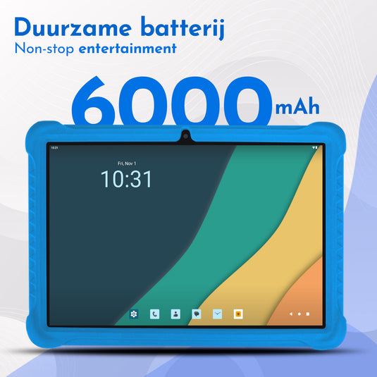 10.1" Kindertablet Deluxe - Blauw