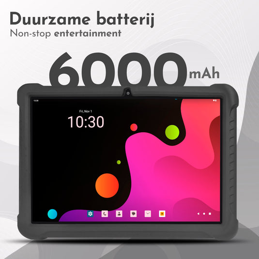 10.1" Kindertablet Deluxe - Zwart