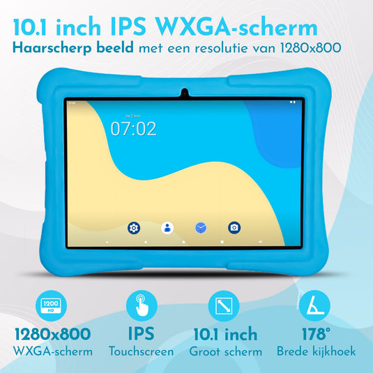 10.1" Kindertablet Pro - Blauw