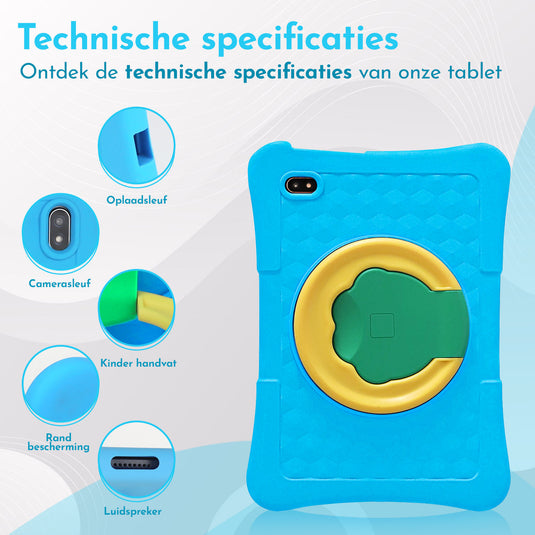 10.1" Kindertablet Pro - Blauw