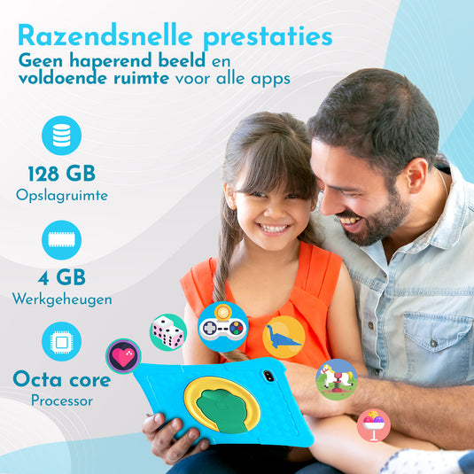 10.1" Kindertablet Pro - Blauw